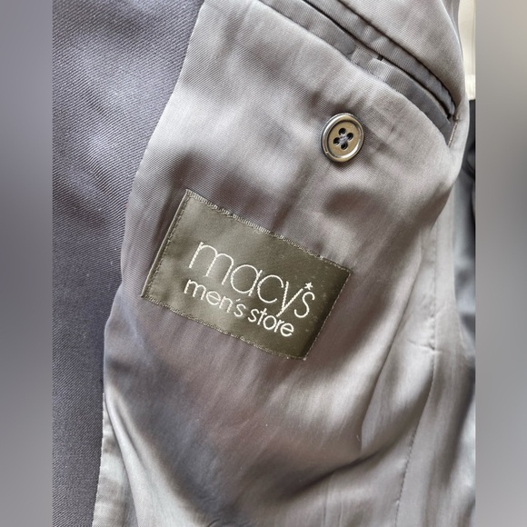 Michael Kors Suit Jacket 100% Wool - Size 42L- Navy Blue - Picture 6 of 12